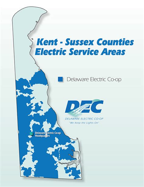 Delaware electric cooperative service area